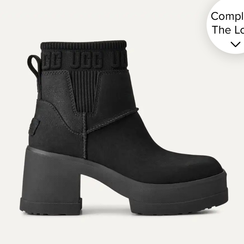 UGG Black Knit Boots